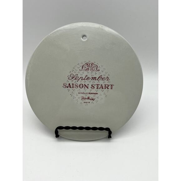 Bjorn Wiinblad September Optimisme Nymolle Denmark Wall Calendar Plaque #3013-9 - Picture 3 of 5